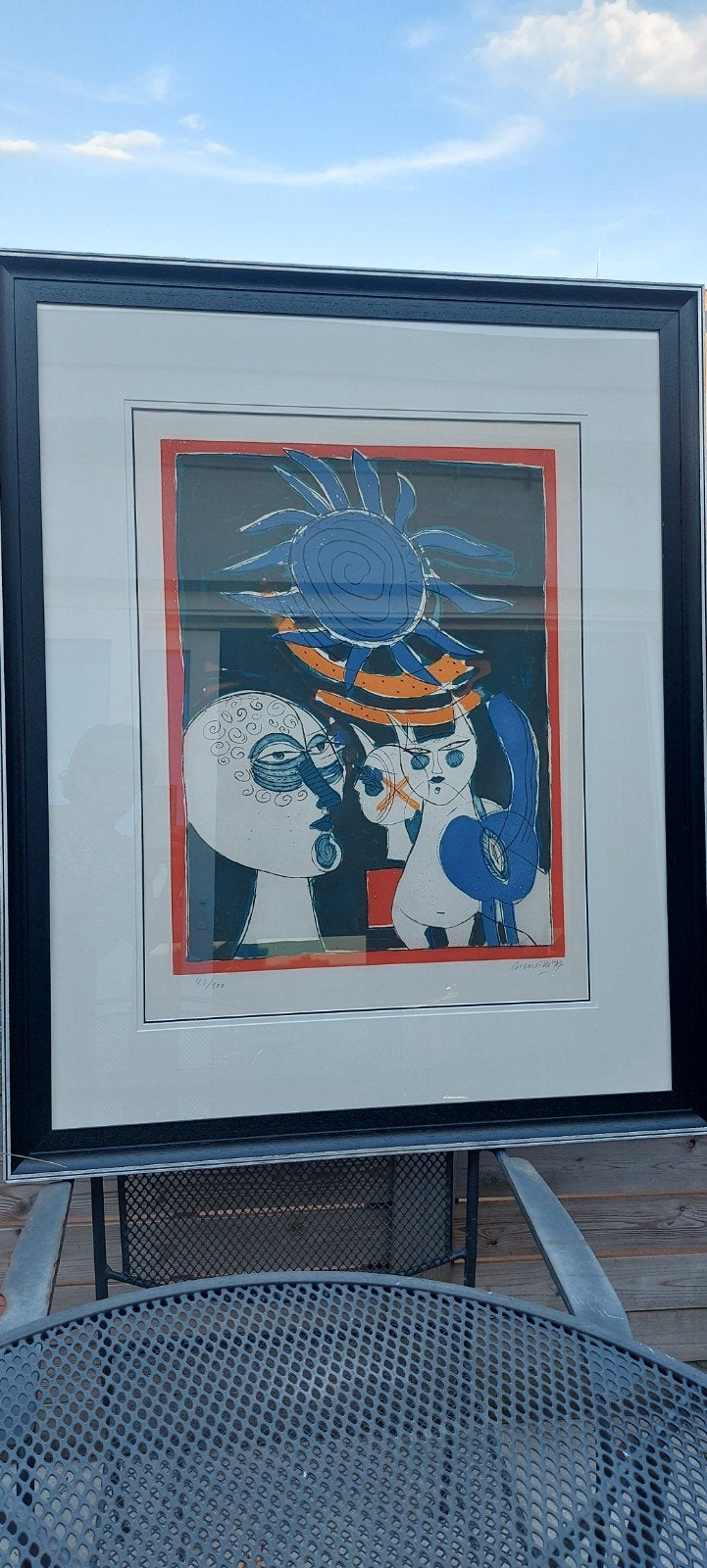 Corneille Le chat et le soleil bleu, Ophalen