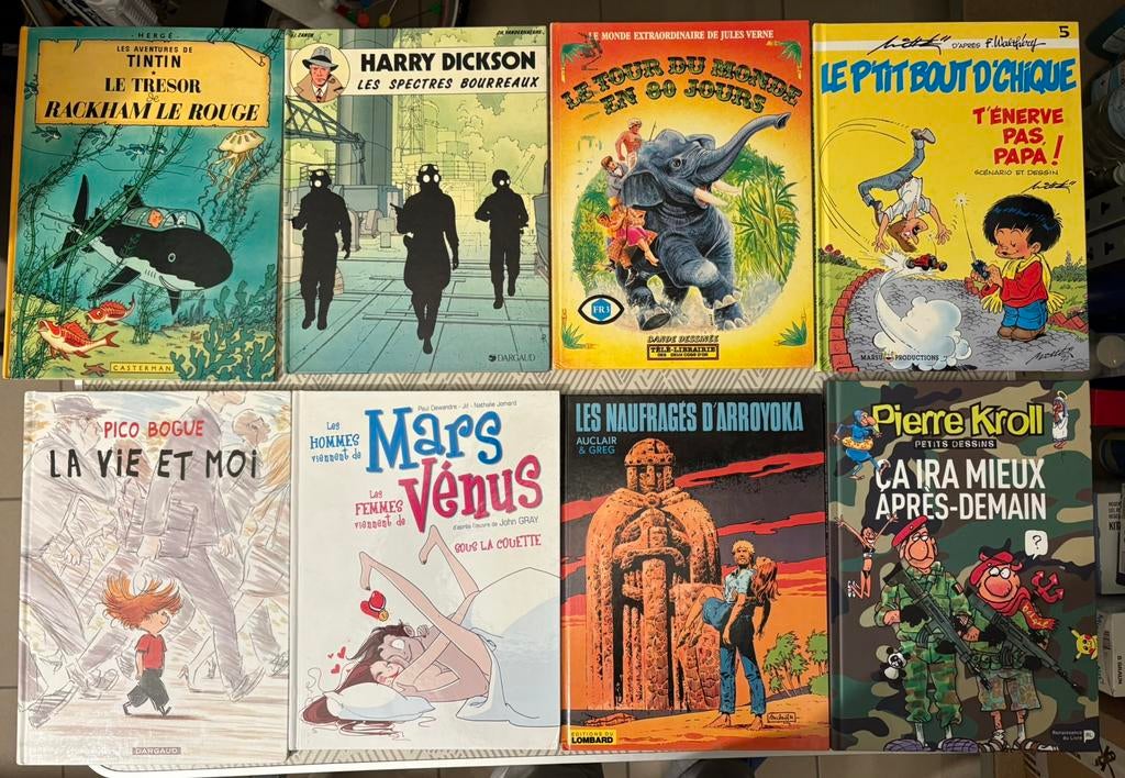 Albums BD à l’unité, Enlèvement ou Envoi
