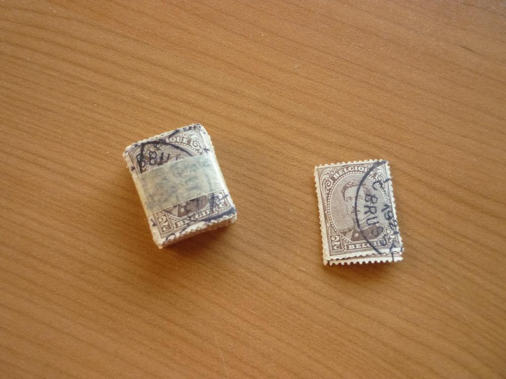 Postzegels 1922 -1925 Koning Albert I. 2 cent Leon Houyoux, Enlèvement ou Envoi, Oblitéré