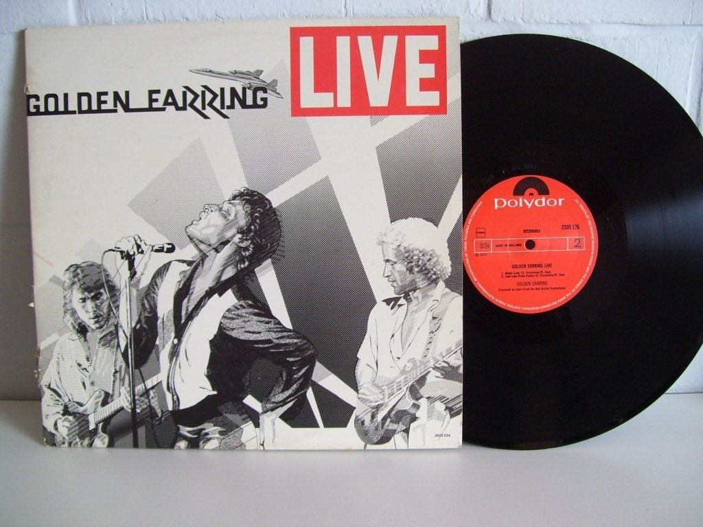 GOLDEN EARRING  live ( 2 lps ), Cd's en Dvd's, Vinyl | Rock, Gebruikt, Originele persing, Ophalen of Verzenden, 1970 - 1979