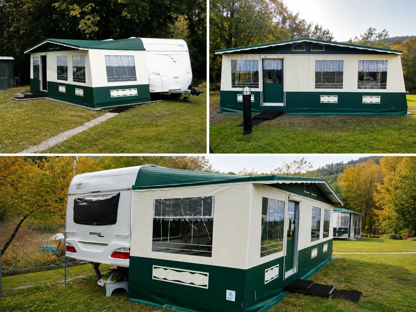 Adm 4 seizoenen voortent/serre, Caravans en Kamperen, Ophalen, Zo goed als nieuw