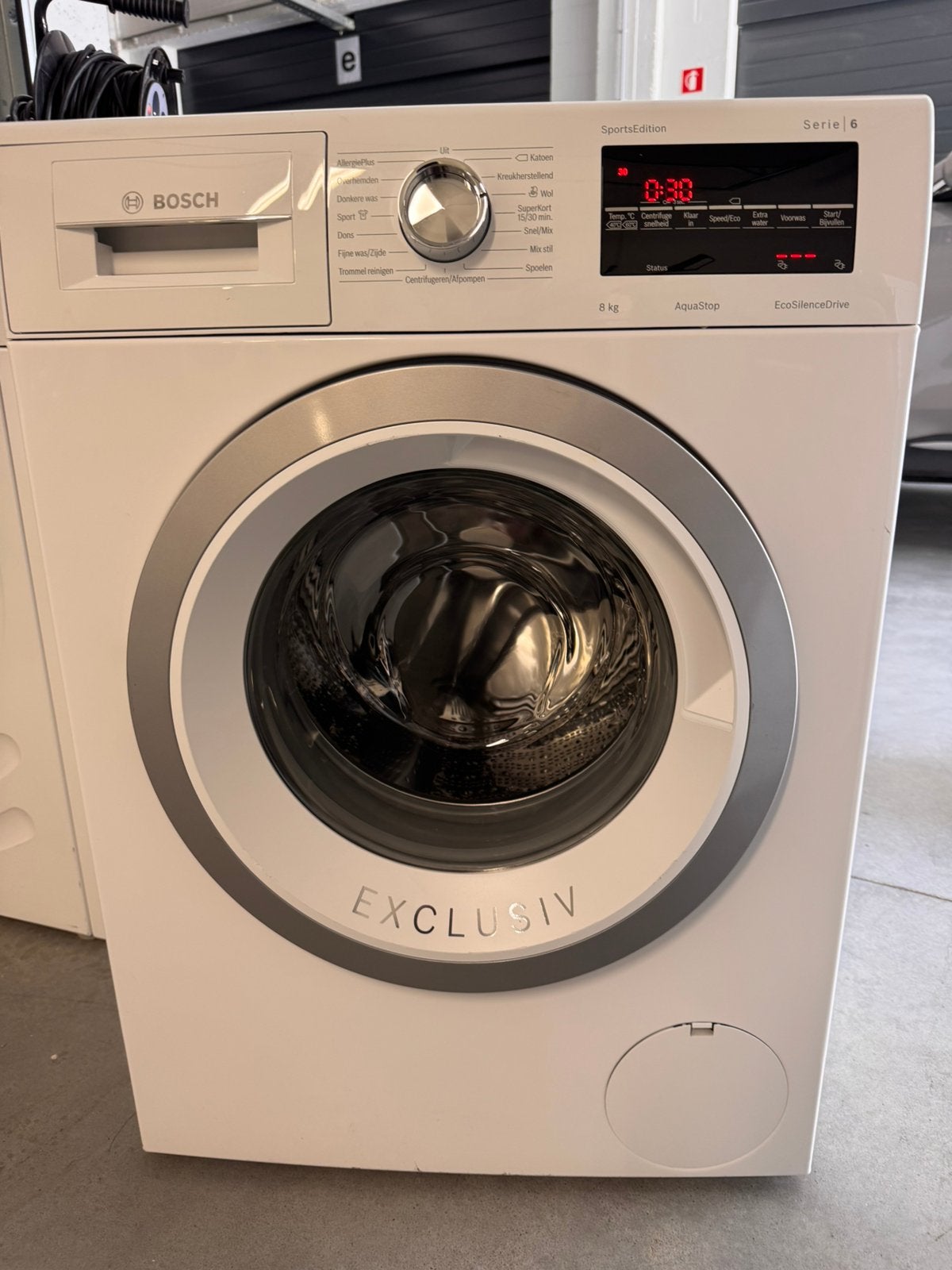 Machine a laver BOSCH exclusiv, Electroménager, 6 à 8 kg, Reconditionné, Programme lavage à la main, Chargeur frontal