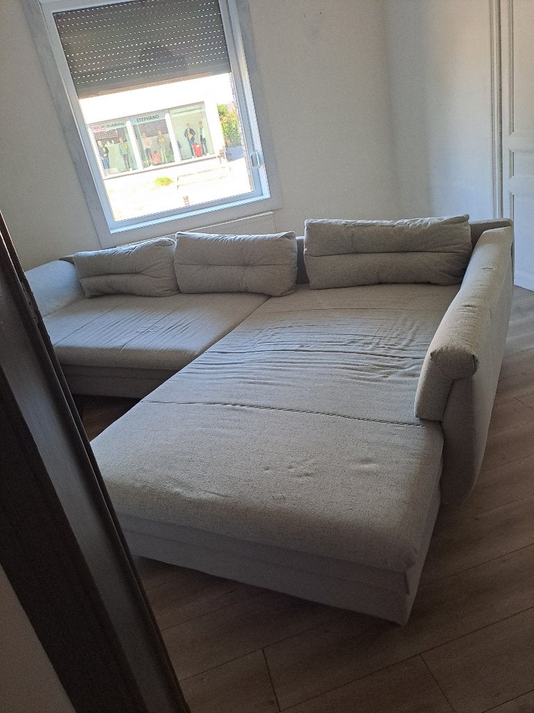 Gratis hoeksalon, Huis en Inrichting, Zetels | Complete zithoeken, Ophalen, Gebruikt, Stof