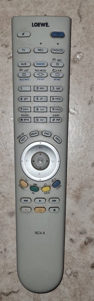 Télécommande Loewe RC4 A en bon état de fonctionnement, Enlèvement ou Envoi, Utilisé, Originale