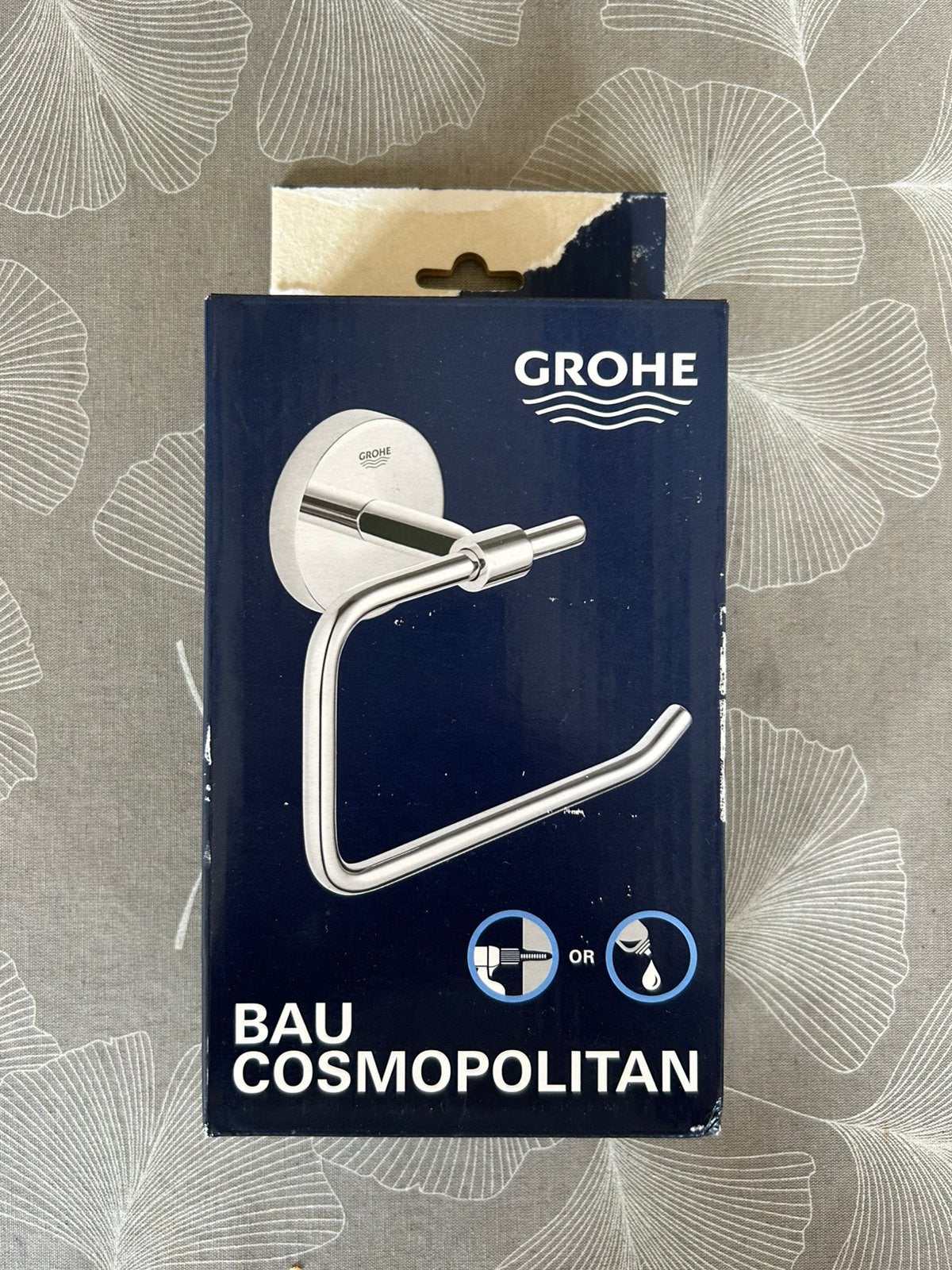 Grohe Toiletpapier houder (nieuw), Ophalen of Verzenden, Nieuw, Chroom, Toilet
