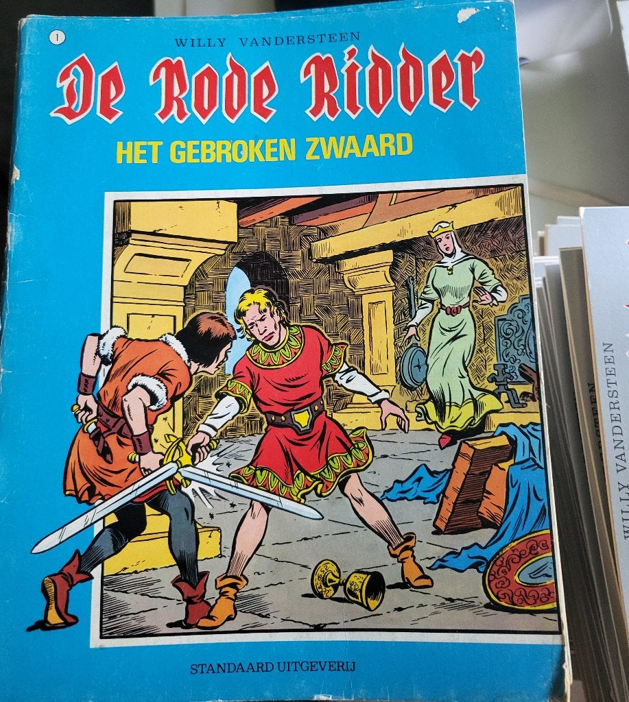De Rode Ridder, Meerdere stripboeken, Ophalen, Gelezen, Willy Vandersteen