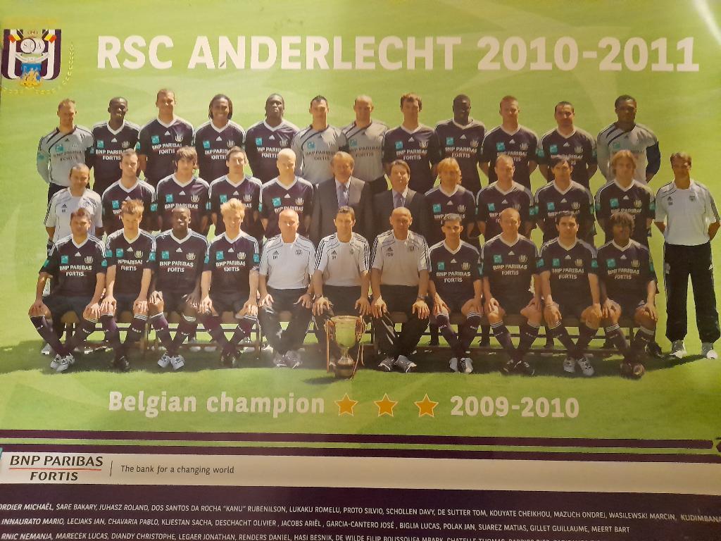 6 posters van Anderlecht, Ophalen of Verzenden, Gebruikt, Overige onderwerpen, Foto