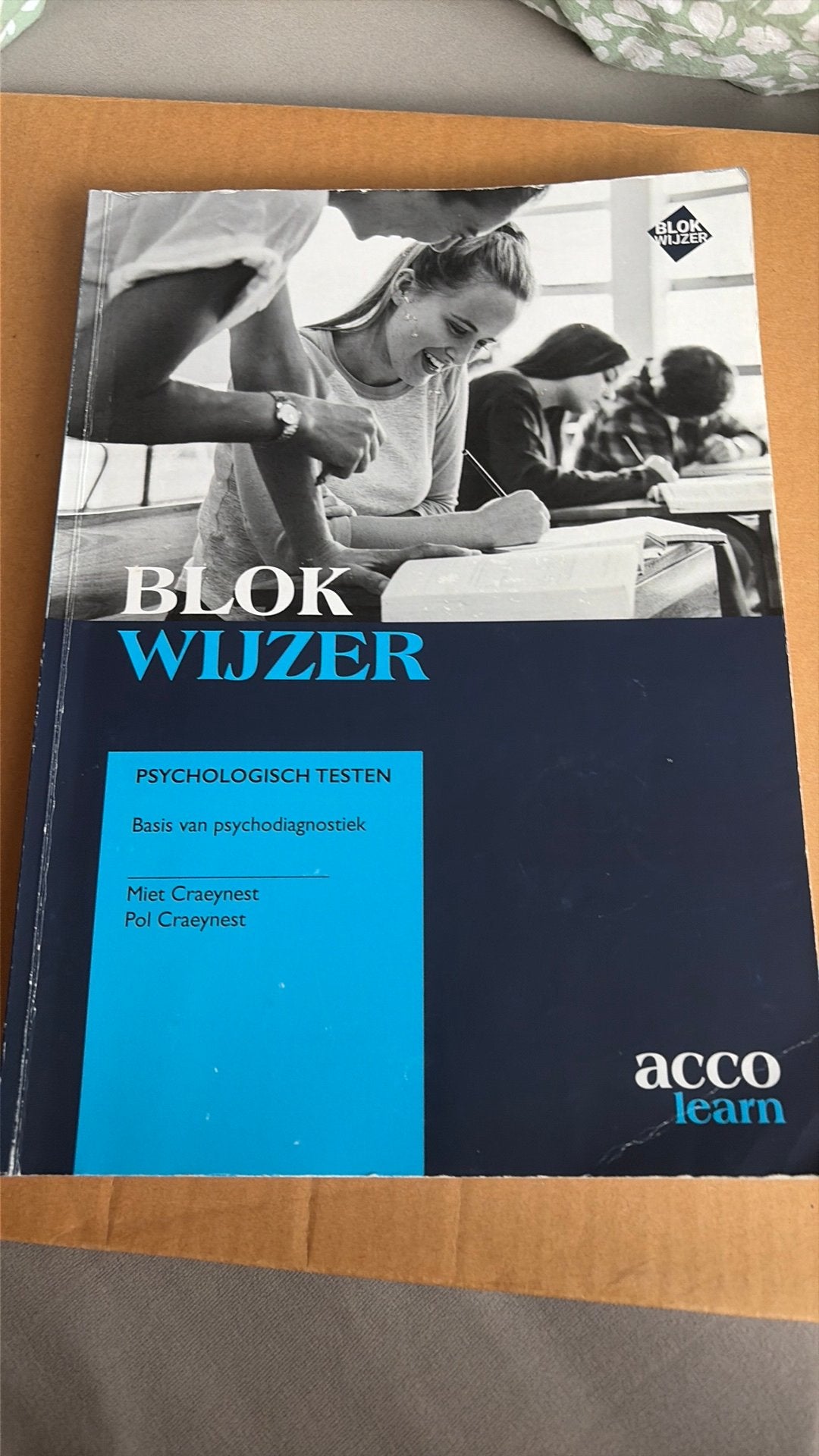 Blokwijzer Psychologisch testen editie 2022-2023, Ophalen, Zo goed als nieuw, Miet Craeynest; Pol Craeynest