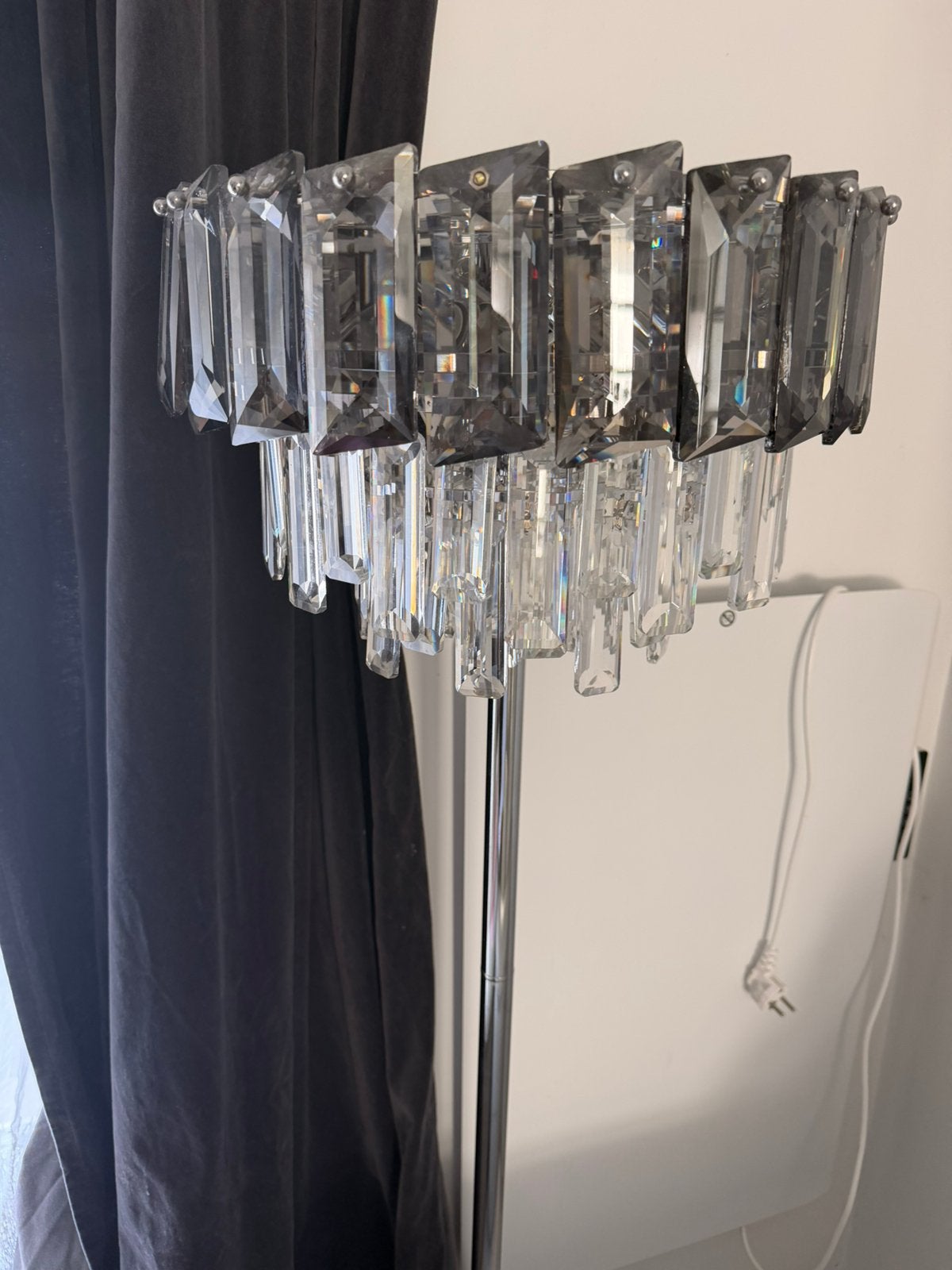 Lustre + lampadaire, Ophalen, Zo goed als nieuw