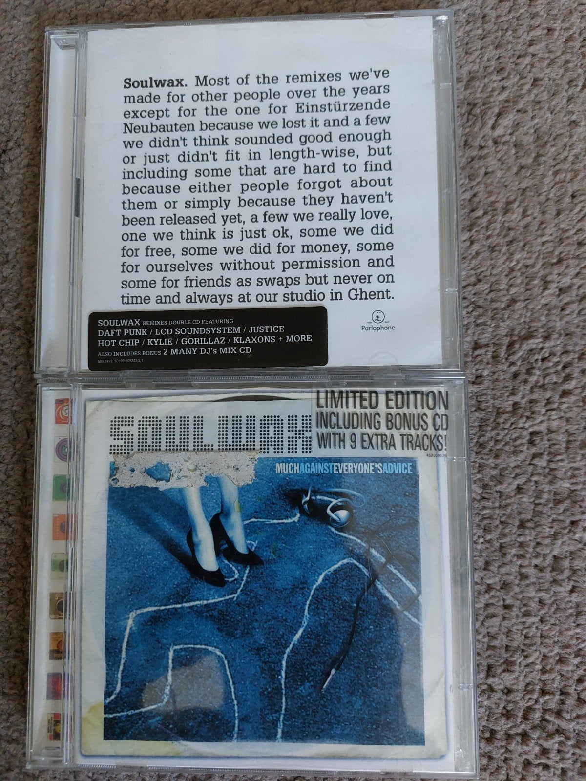SOULWAX, Cd's en Dvd's, Verzenden