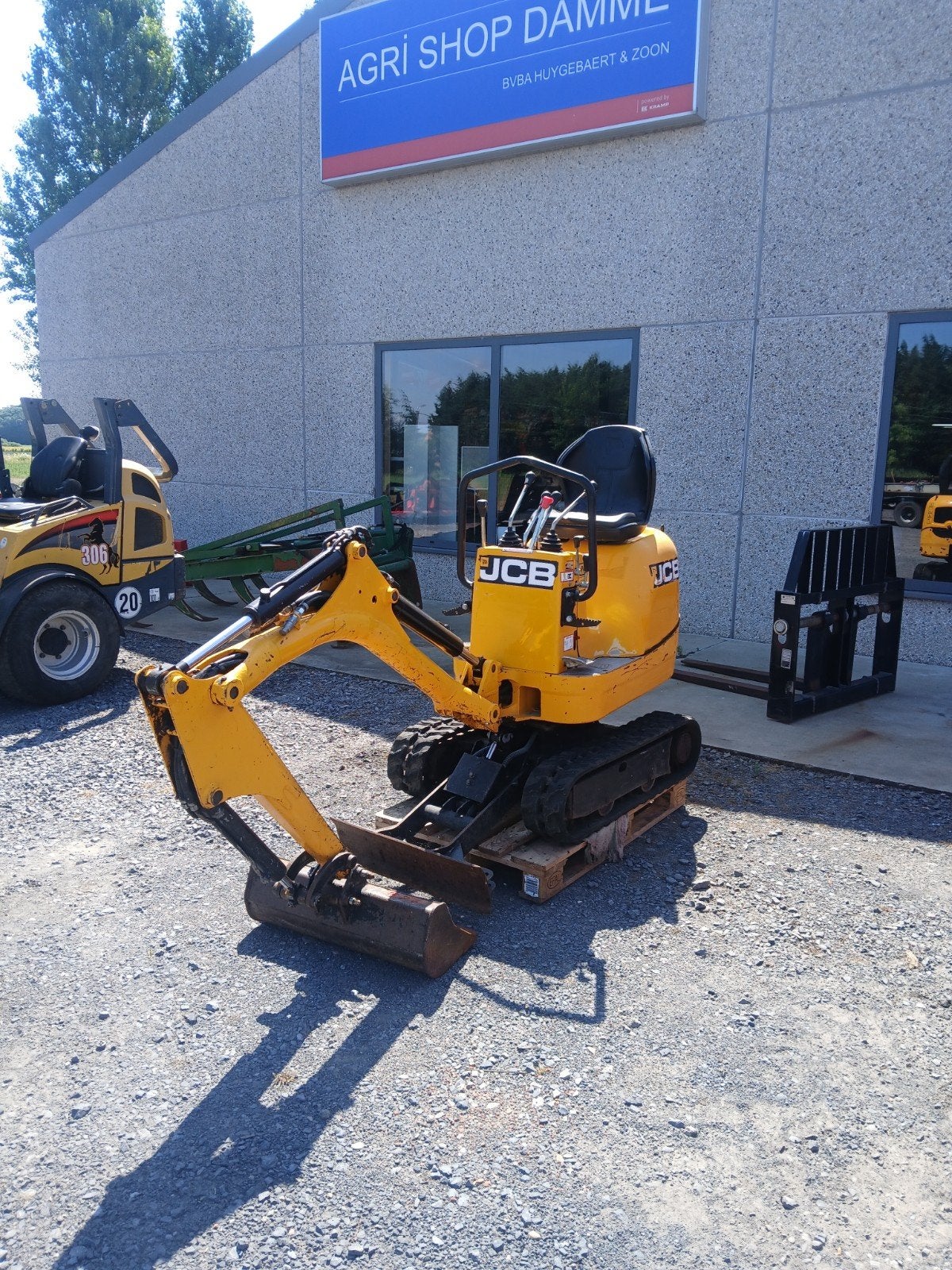 Jcb minigraver 8008 cts, Ophalen