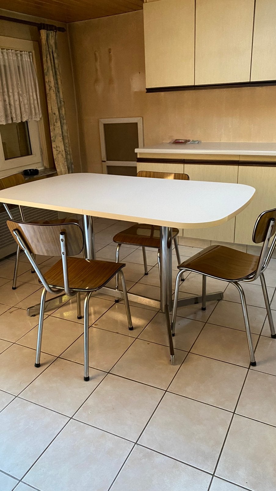 Table de cuisine et 6 chaises 2x, Enlèvement, Comme neuf