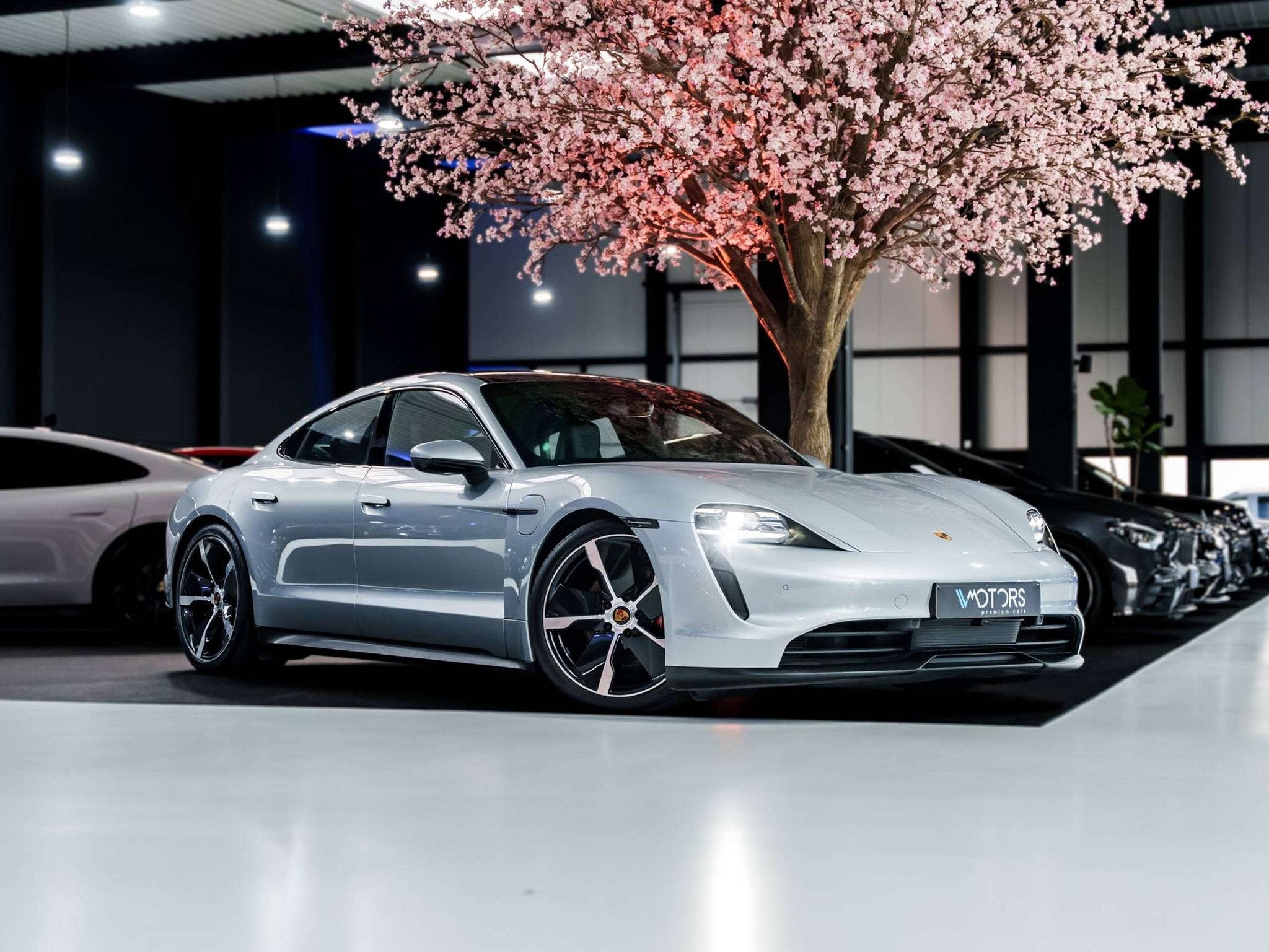 Porsche Taycan 4S - Performance Battery Plus - Achterasbestu, Autos, Cuir, Argent ou Gris, Achat, 4 portes