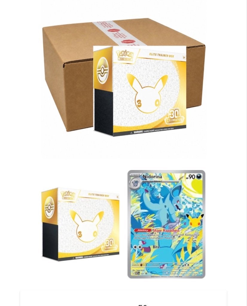 ETB case 30th anniversary, Ophalen, Nieuw, Foil