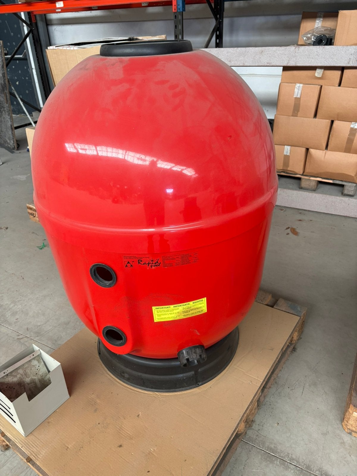 Zandfilter rapid pool 115x80 vm, Tuin en Terras, Zwembaden, Ophalen, Zo goed als nieuw