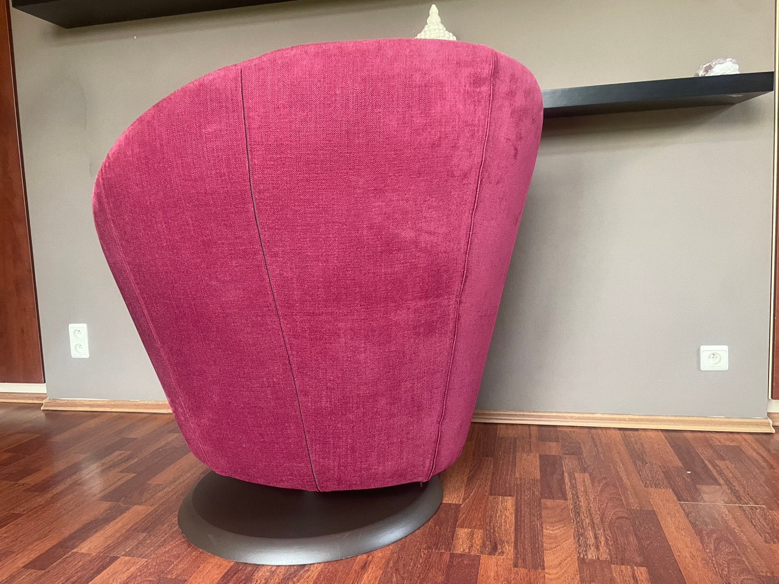 Giorgetti Arabella designfauteuil  massimo scolari, Ophalen, Italiaanse design, 75 tot 100 cm, Zo goed als nieuw