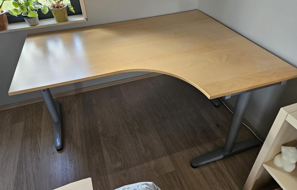 IKEA Galant Hoekbureau rechts, Huis en Inrichting, Bureaus, Zo goed als nieuw, Hoekbureau, IKEA, Ophalen