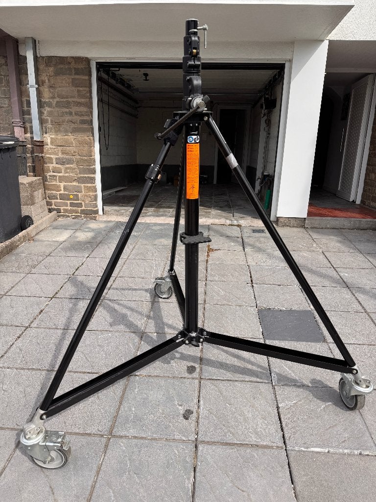 Manfrotto 387XBU Wind Up in bijna nieuwstaat, Audio, Tv en Foto, Fotografie | Statieven en Balhoofden, Ophalen, Eenpoot, Zo goed als nieuw