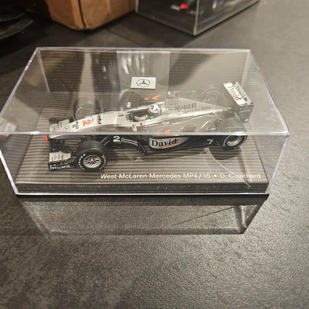Minichamps McLaren Mercedes Coulthard 2000 1/43, Ophalen of Verzenden, Nieuw, Auto, MiniChamps