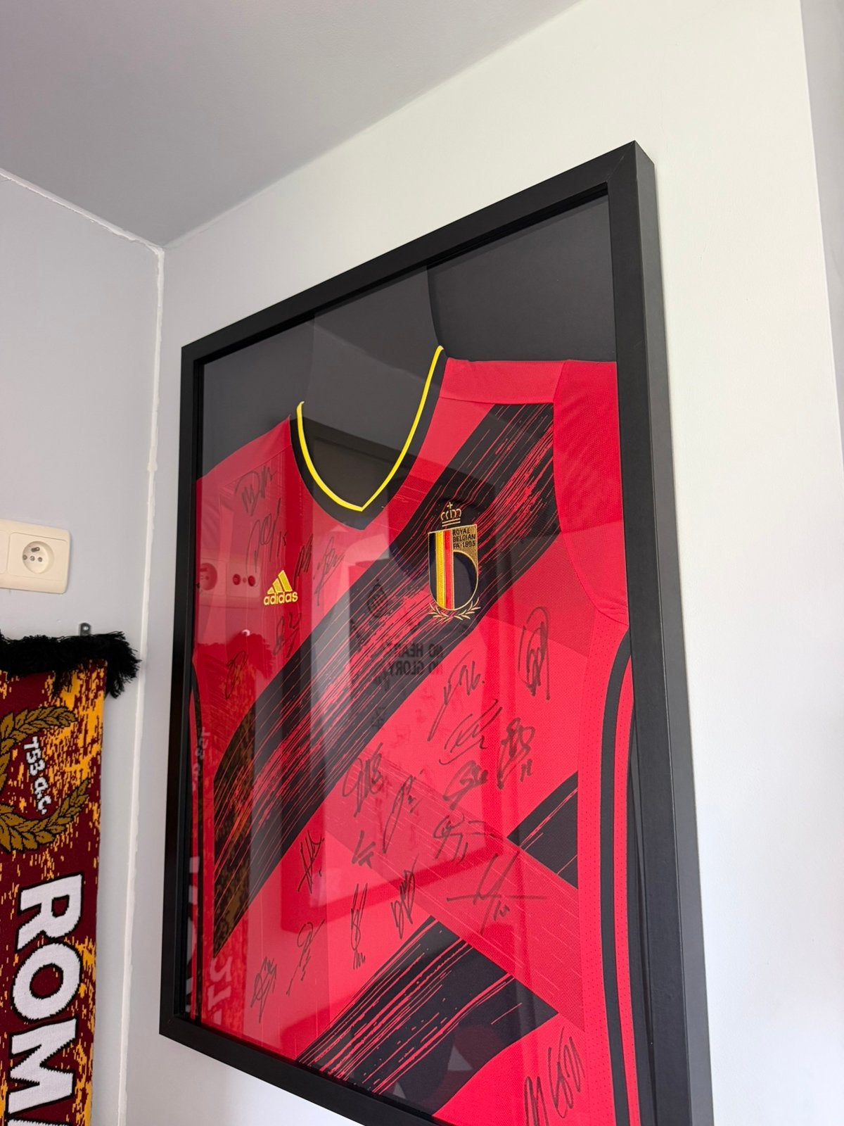 Belgie EK 2020 gesigneerd/ingelijst, Ophalen of Verzenden, Nieuw, Shirt