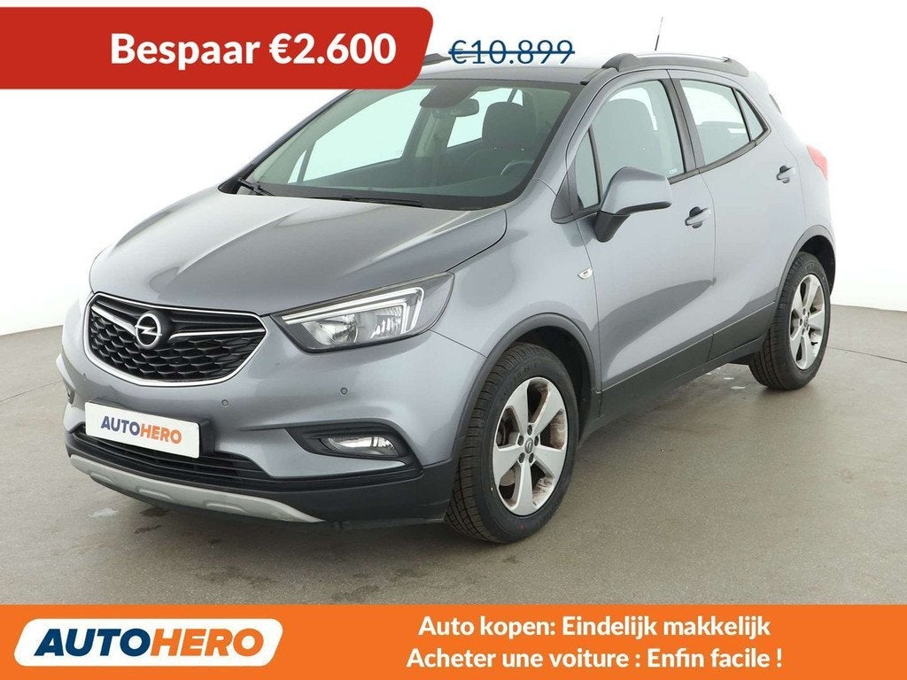 Opel Mokka X 1.4 Turbo Active Start/Stop (bj 2017), Auto's, Voorwielaandrijving, Stof, Gebruikt, Zwart