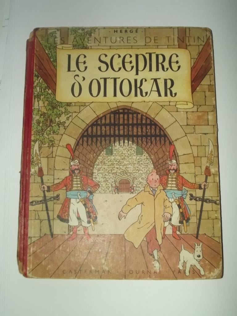 TINTIN Le Sceptre d'Ottokar - EO couleur, Boeken, Eén stripboek, Ophalen of Verzenden, Gelezen, Hergé