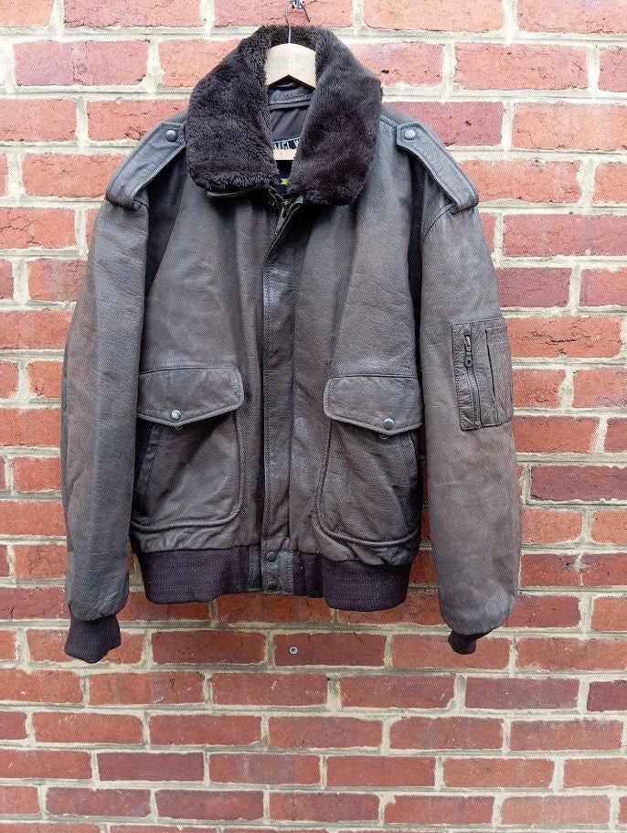 Veste pilote en cuir, Verzamelen, Militaria | Algemeen, Ophalen of Verzenden, Landmacht, Kleding of Schoenen