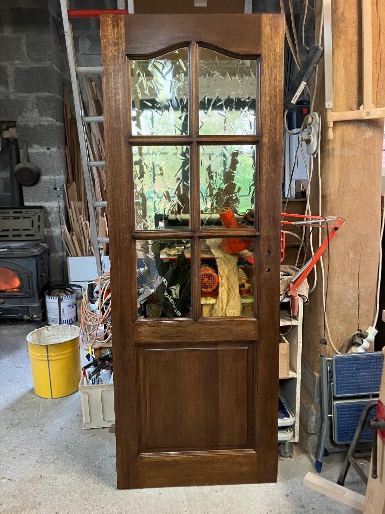 Porte intérieure 73cm, Enlèvement, Utilisé, Vitre comprise, Autres types