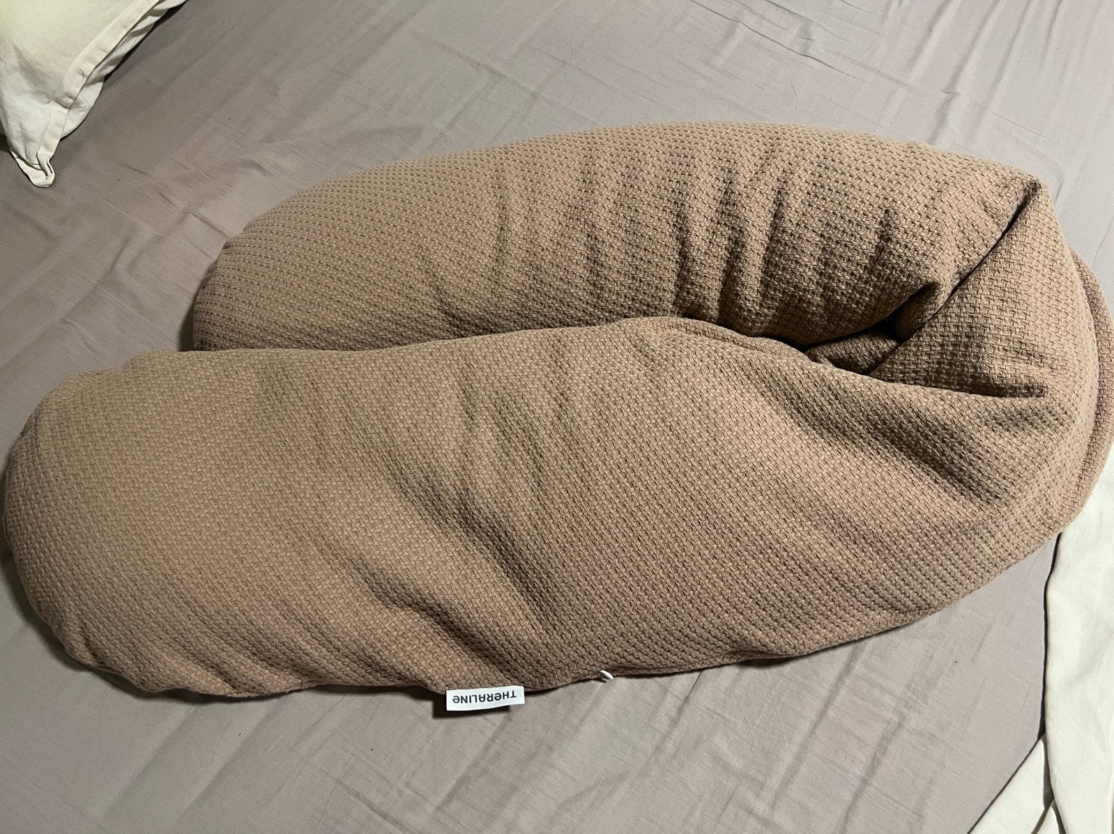 Thermaline voedingskussen - zwangerschapskussen, Enlèvement, Comme neuf, Coussin d'allaitement