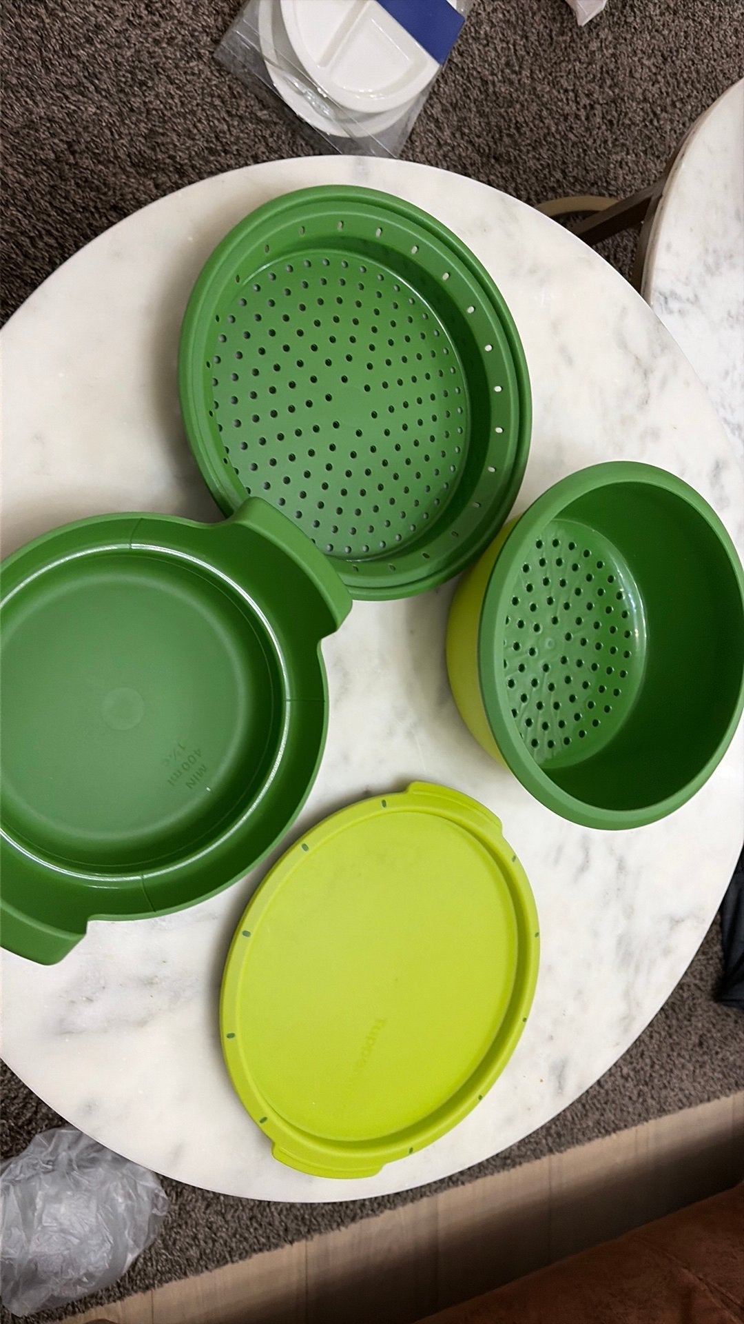 Tupperware Stoomkoker nieuw, Huis en Inrichting, Ophalen, Zo goed als nieuw