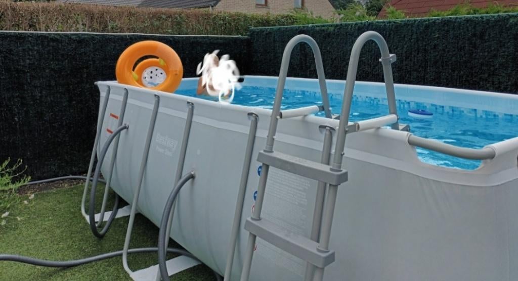 Opzetwembad rechthoekig, warmtepomp, zandfilter, Ophalen, Gebruikt, Overige typen