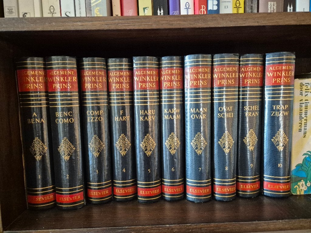 COMPLETE WINKLER PRINS ENCYCLOPEDIE UIT 1960, Boeken, Encyclopedieën, Complete serie, Algemeen, Ophalen, Gelezen