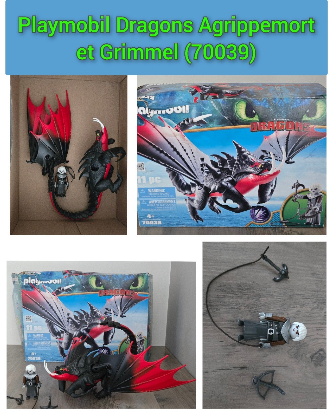Playmobil Dragons 70039 – Complet, Kinderen en Baby's, Ophalen of Verzenden, Dragons
