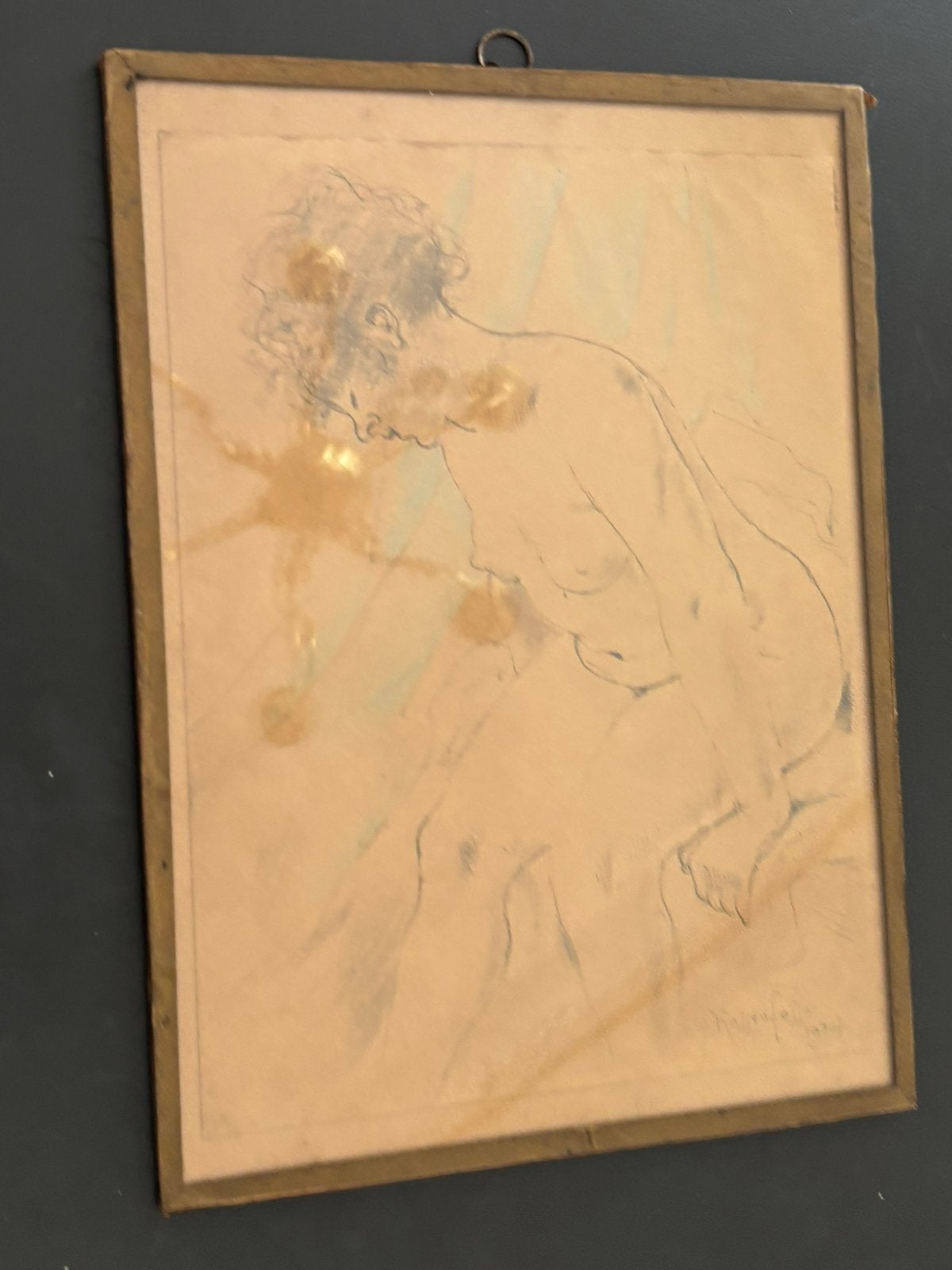 Armand Rassenfosse 1924 litho, Ophalen of Verzenden