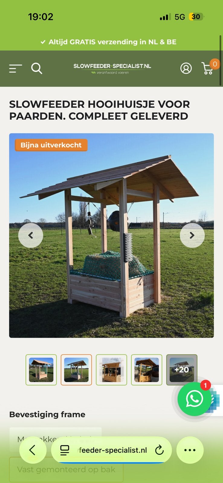 GEZOCHT!! hooihuisje, Enlèvement