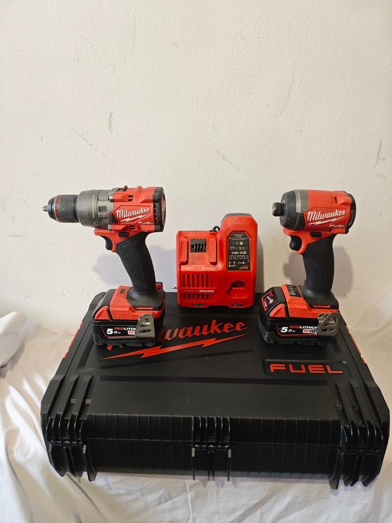 Milwaukee Set Visseuse FPD3 + FID3 avec batterie chargeur, Bricolage & Construction, Enlèvement, Utilisé