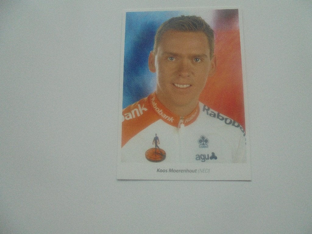 wielrenner-koos moerenhout, Verzenden, 1980 tot heden, Zo goed als nieuw, Foto