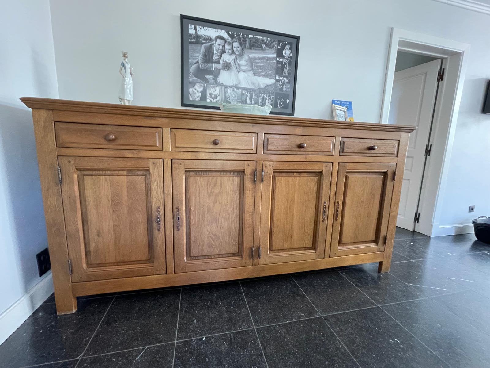 Dressoir - volledig eiken kast, Huis en Inrichting, Ophalen, Gebruikt
