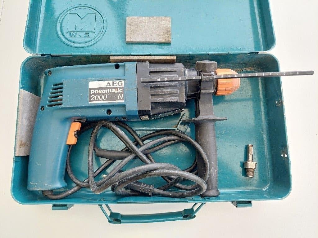 Boorhamer AEG Pneumatic 2000N, Bricolage & Construction, Outillage | Foreuses, 400 à 600 watts, Marteau perforateur et/ou Marteau piqueur