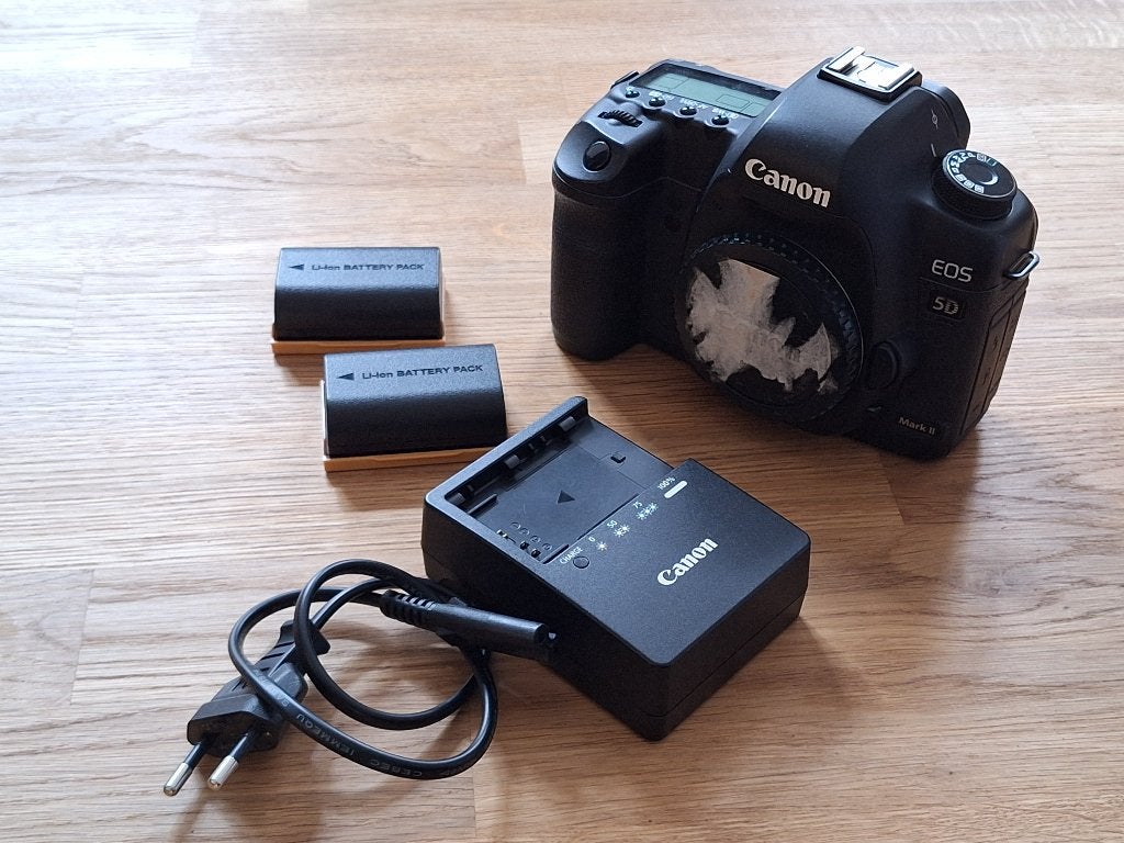 Canon 5D MK II DSLR-camera, Gebruikt, Spiegelreflex, Canon, 21 megapixels