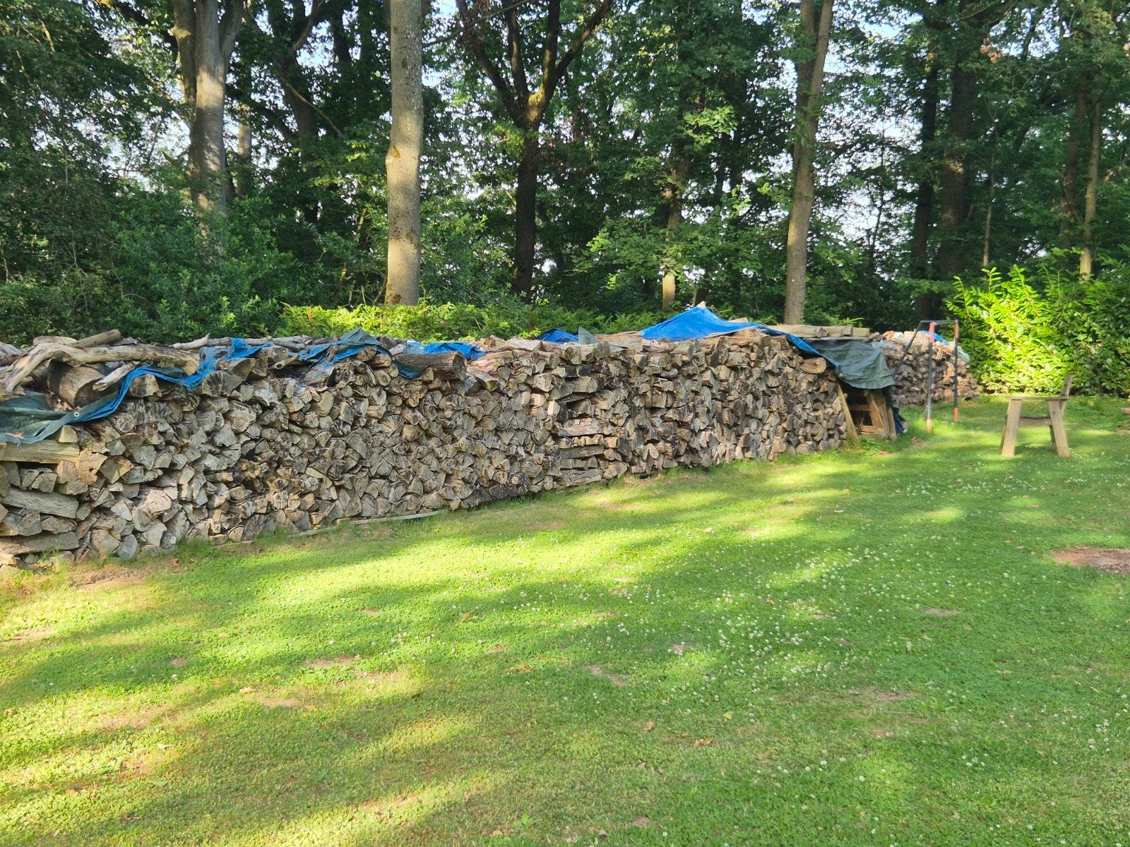 Bois de chauffage - chêne et hêtre - déjà fendu, Tuin en Terras, Brandhout, Ophalen, Beukenhout, Blokken