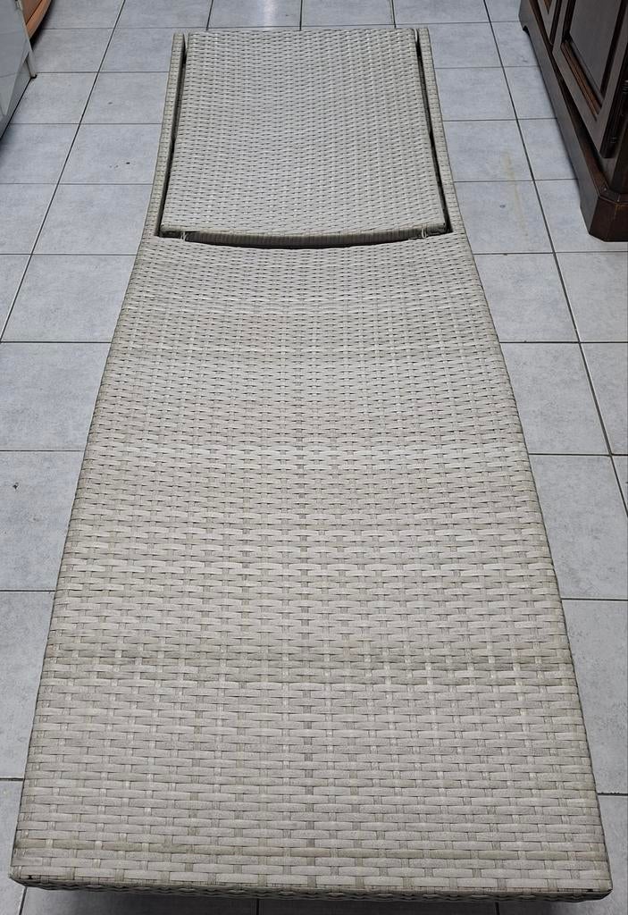 Ligbed, Tuin en Terras, Ligbedden, Ophalen, Zo goed als nieuw, Wicker, Verstelbaar