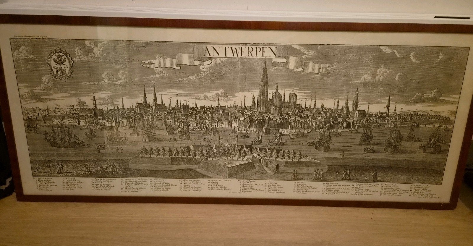 stadsgezicht antwerpen, Ophalen, Reproductie