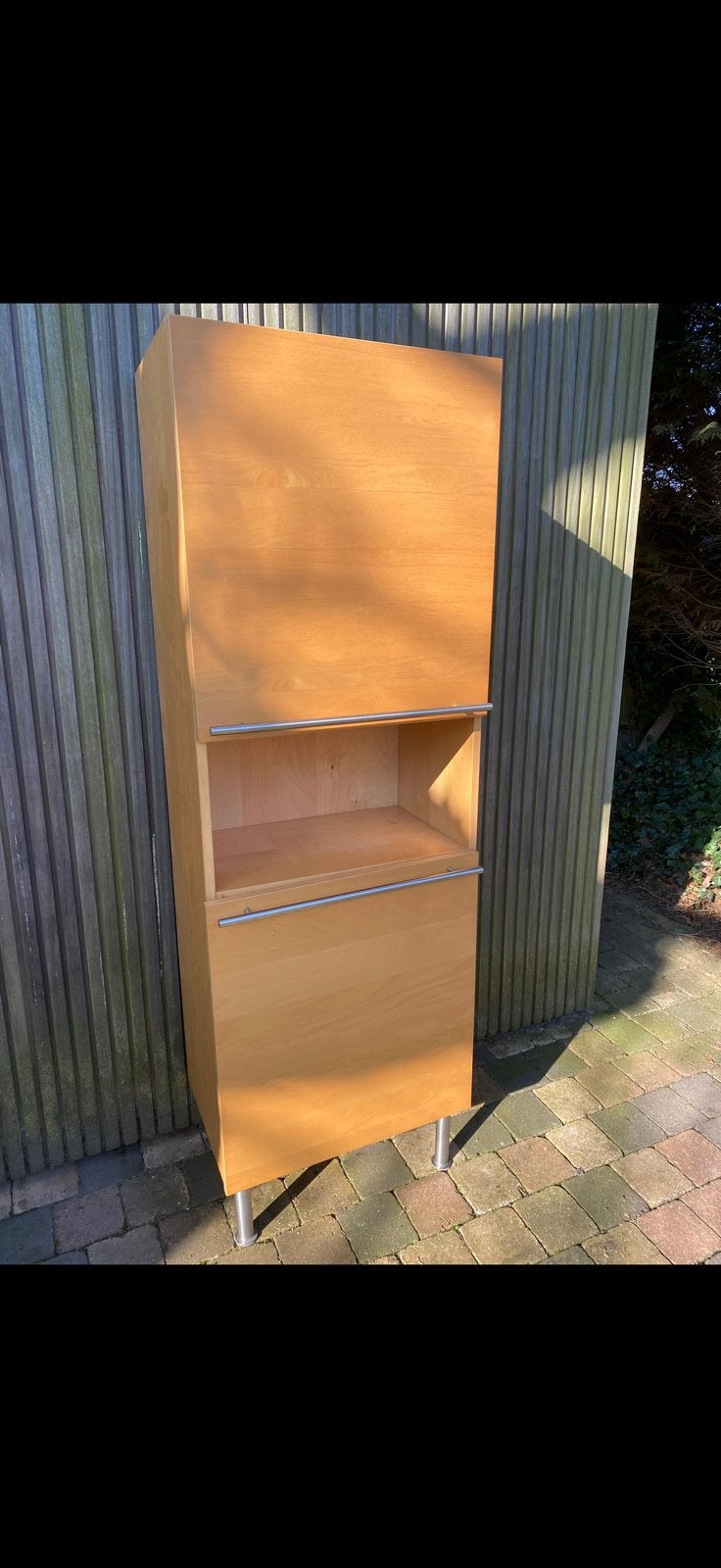 Ikea Laxan wandkast - badkamerkast houten kast, Huis en Inrichting, Ophalen, Gebruikt