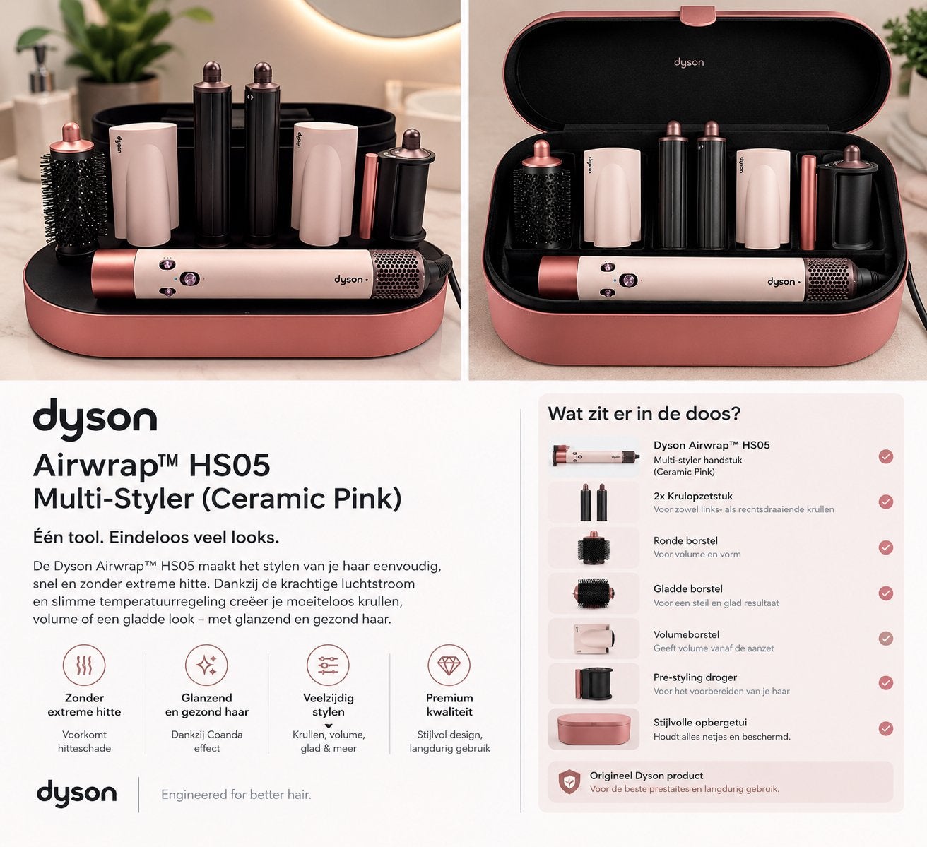 Airwrap Dyson, Envoi, Neuf, Soin des cheveux ou Soin réparateur des cheveux