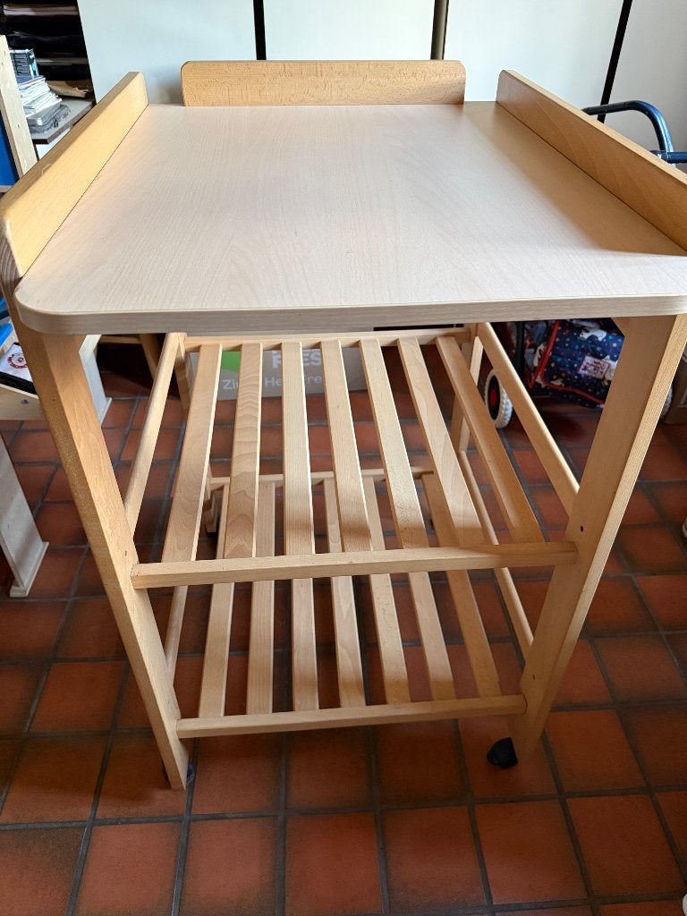 Pampertafel op wieltjes, Ophalen, 70 cm of meer, 105 cm of meer, Zo goed als nieuw