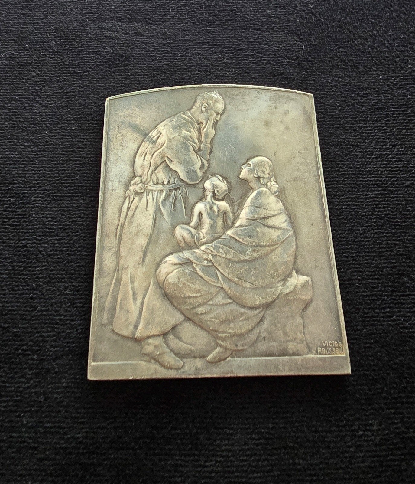 Grande Médaille Fonson Commission de l'Enfance Belgique rare, Enlèvement ou Envoi, Bronze