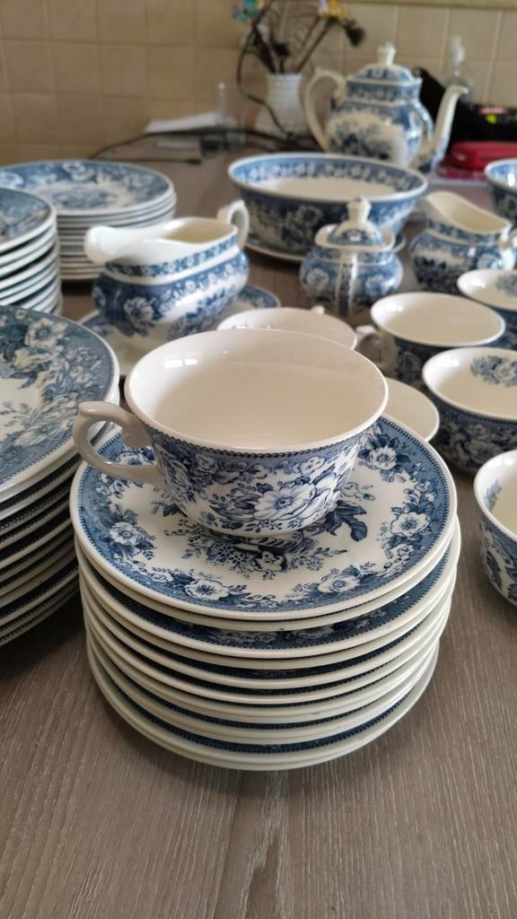Delfs blauw Servies 72delig Royal Sphinx Maastricht Balmoral, Antiek en Kunst, Ophalen
