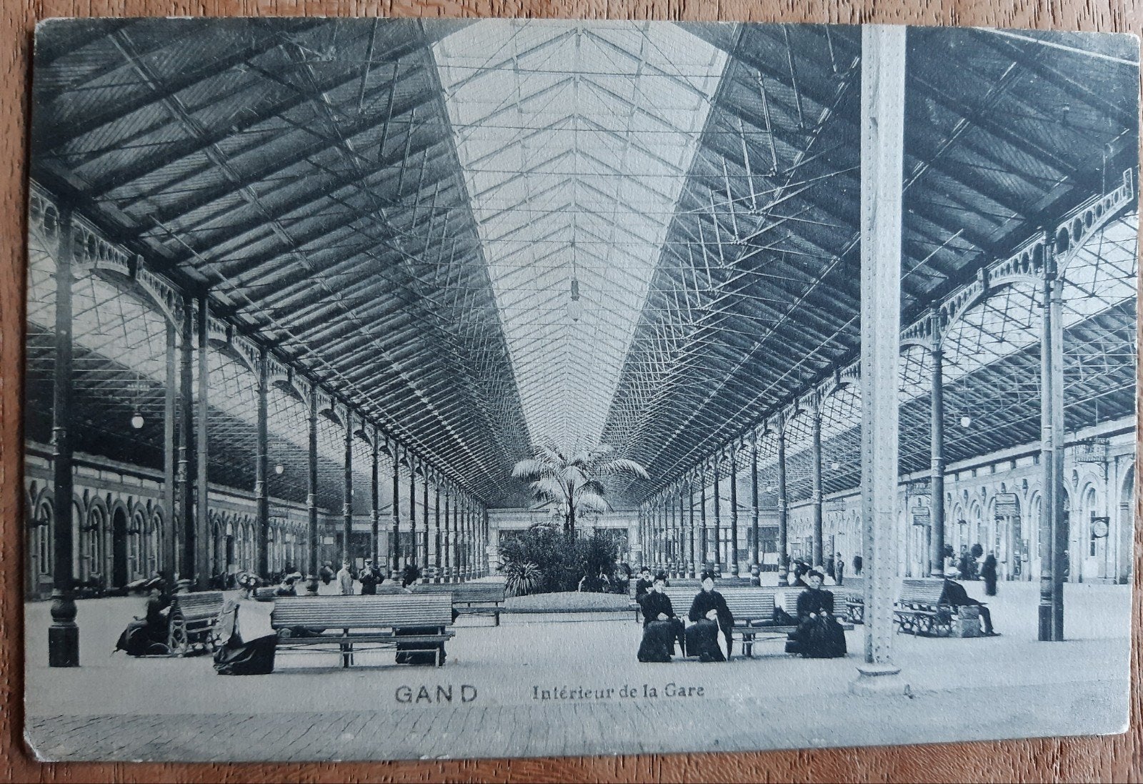 GENT GAND GARE SUD ZUIDD STATION interieur, Verzamelen, Ophalen of Verzenden