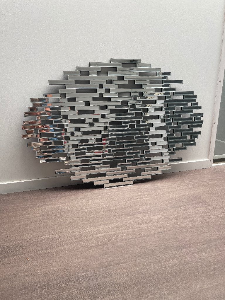 Wand spiegel, Ophalen, Zo goed als nieuw, 75 tot 100 cm, Minder dan 100 cm